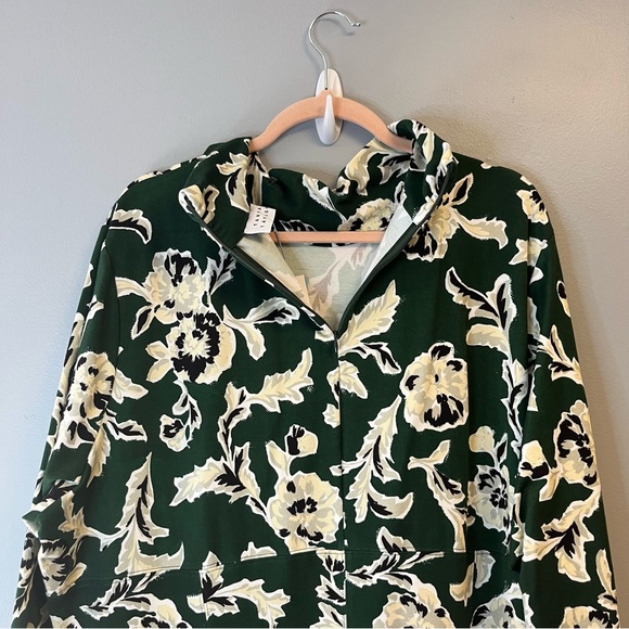 Tanya Taylor Dress Green Cream & Black Floral Thea Dress in Martini Multi 3X NWT - Picture 16 of 16